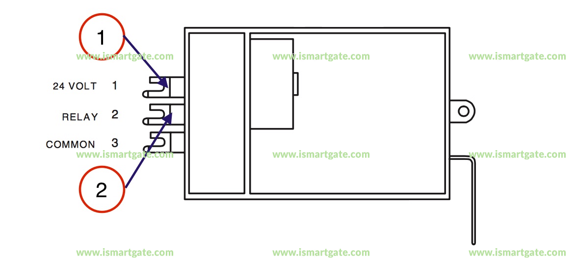 Smart garage door opener for Linear MultiCode (3wire) ismartgate